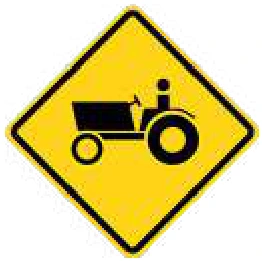 Señal Maquinaria agrícola