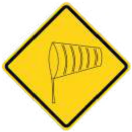 Señal Viento lateral
